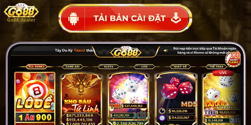 Link Tải Go88 - Game Bài Đổi Thưởng Xanh Chín Uy Tín Đẳng Cấp 100% 1 Bật mí thao tác tải app Go88 cho Android thành công 100%