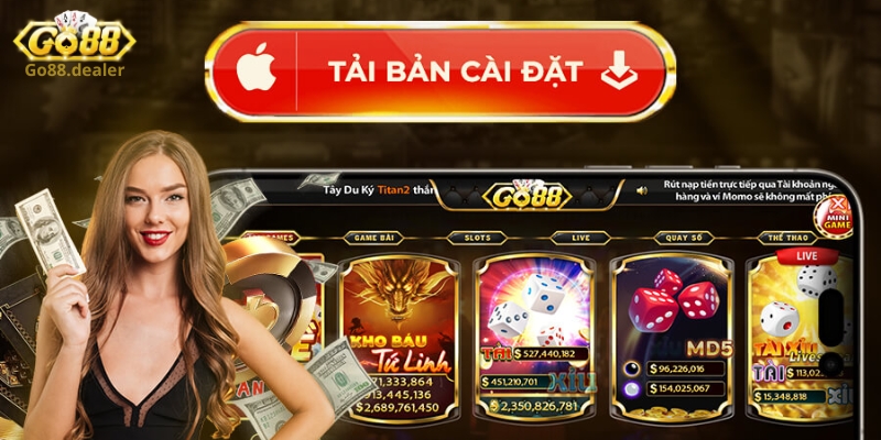 Link Tải Go88 - Game Bài Đổi Thưởng Xanh Chín Uy Tín Đẳng Cấp 100% 2 Tải nhanh app Go88 trên iOS chỉ với 4 thao tác đơn giản